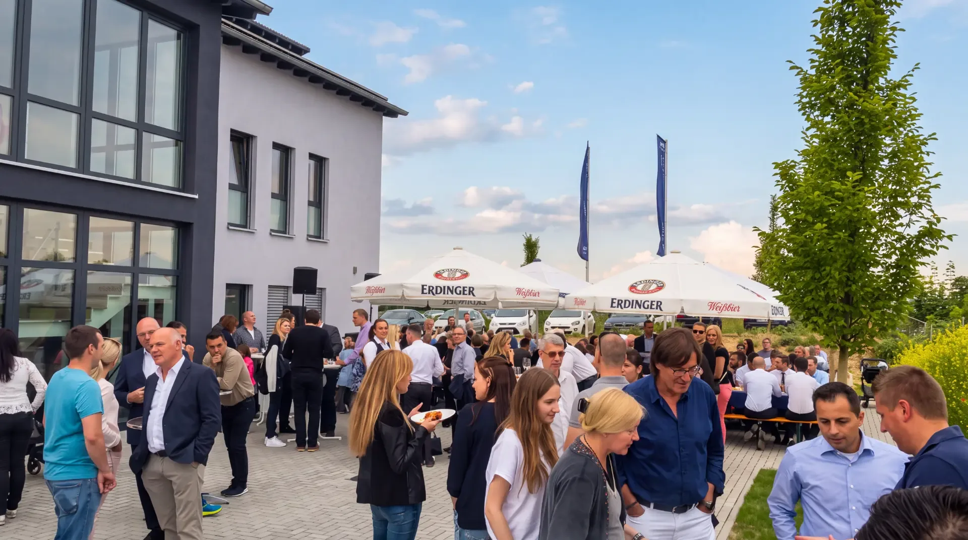 Sommerfest der EFS Direktion Huf in Mainz-Hechtsheim mit dem gemeinsamen Team